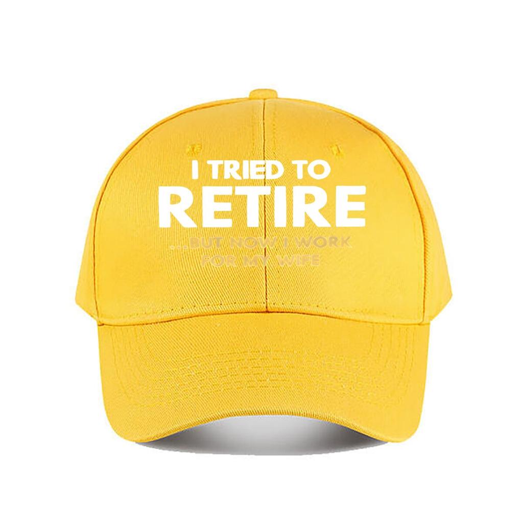 Funny RetireUnisext For Husband Baseball Cap Fashion Unisex Sunhat Womens Outdoor Sports Snapback Cap