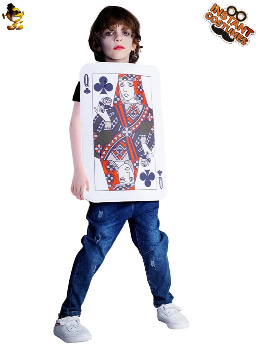 

Children s Carnival Playing Card Costume Set One Size