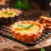 Culturaltu Egg Tart Pans, Mini Tart Pans, Set of 12 Muffin Cake Pans, Steel Mini Pie Pans, Muffin Baking Cups, Cupcake and Cookie Pans with Lined Pans