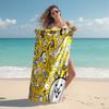 Personalized customized proof beach towel with The Battle Cats pattern - soft, absorbent,quick-drying,perfect swimming,camping&bathing