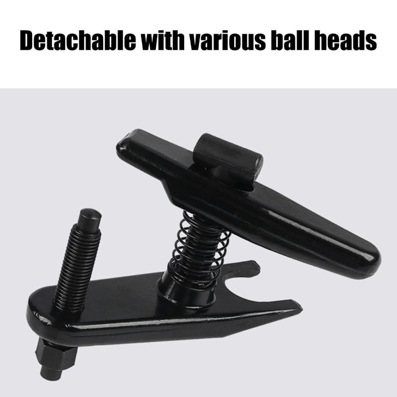 Vehicle Ball Joint Puller Tool Hexagonal Shaft Compatibility Alloy Steel Construction Twin Hole Mechanism Compact Design