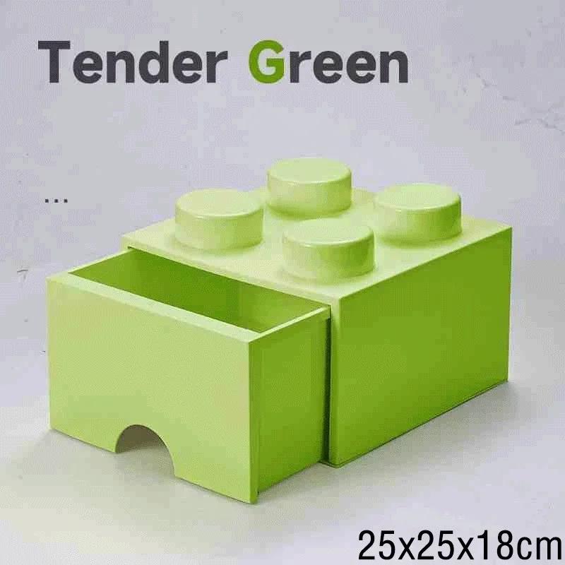 New Creative Storage Box Building Block Shapes Plastic Boxs Superimposed Desktop Handy Office Supplies Space Saving