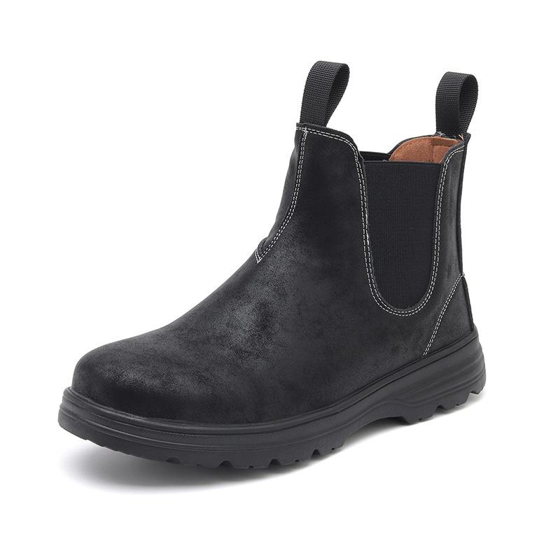 

Ботинки Martin мужские и женские ботинки Chelsea ботинки Tide Cigarette Boots British Premium Locomotive Boots 14647-R 38 чёрный