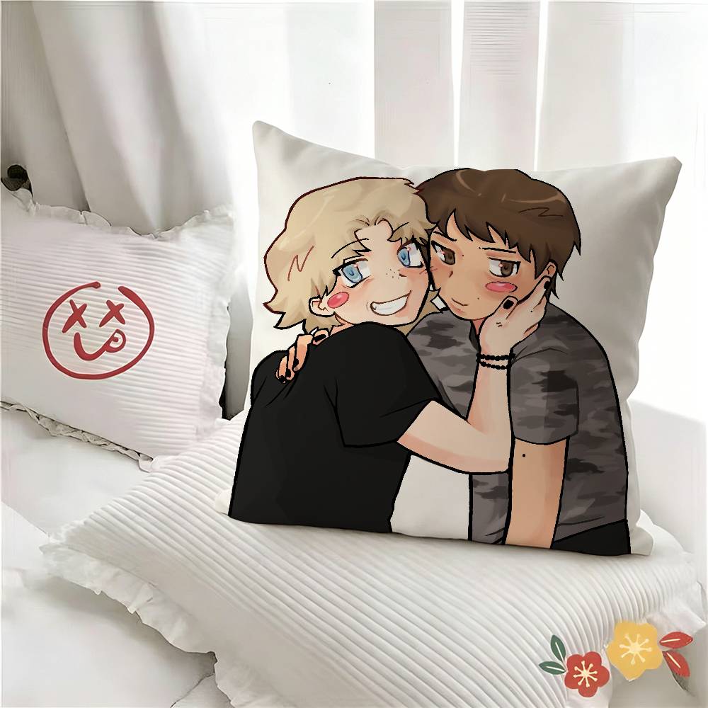1pc Classic Movie Zero Day Fanart Pillow Case Fashion Square Pillowcase Bedroom Sofa Room Ins Decoration Leisure