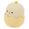Eggshell Chick Night Light Cute 7 Color Dimmable Warm Light RGB LED Silicone Nursery Bedside Lamp for Bedroom Living Room Baby Feeding