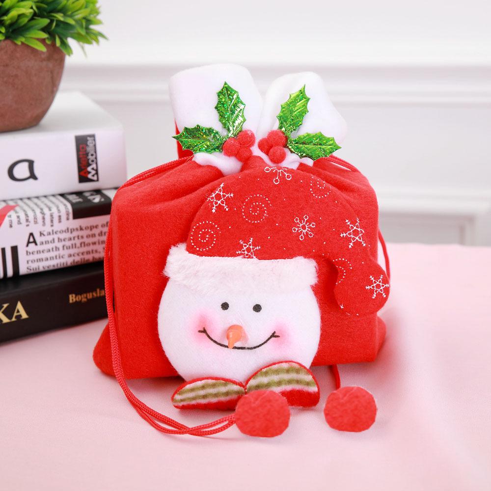 Рождественские украшения Рождественские подарочные пакеты Рождественские конфетные пакеты Подарочные пакеты Санта-Клауса Сумки-шопперы
