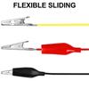 10Pcs Double-ended Alligator Clips Insulated Mixed Colors Test Leads Alligator Clip Welding Stamping Crocodile Clips