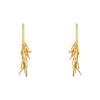 Elegant Japanese-Inspired 18K Gold-Plated Long Tassel Earrings