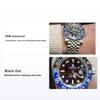 Reloj de Cuarzo Cabeza de Mono Relojes para Hombre Negro 1H70-182-025