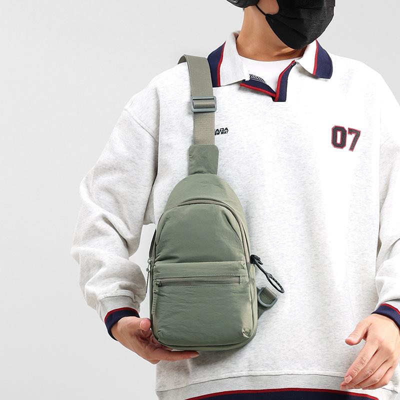 Shoulder Bag Solid Color Chest Bag