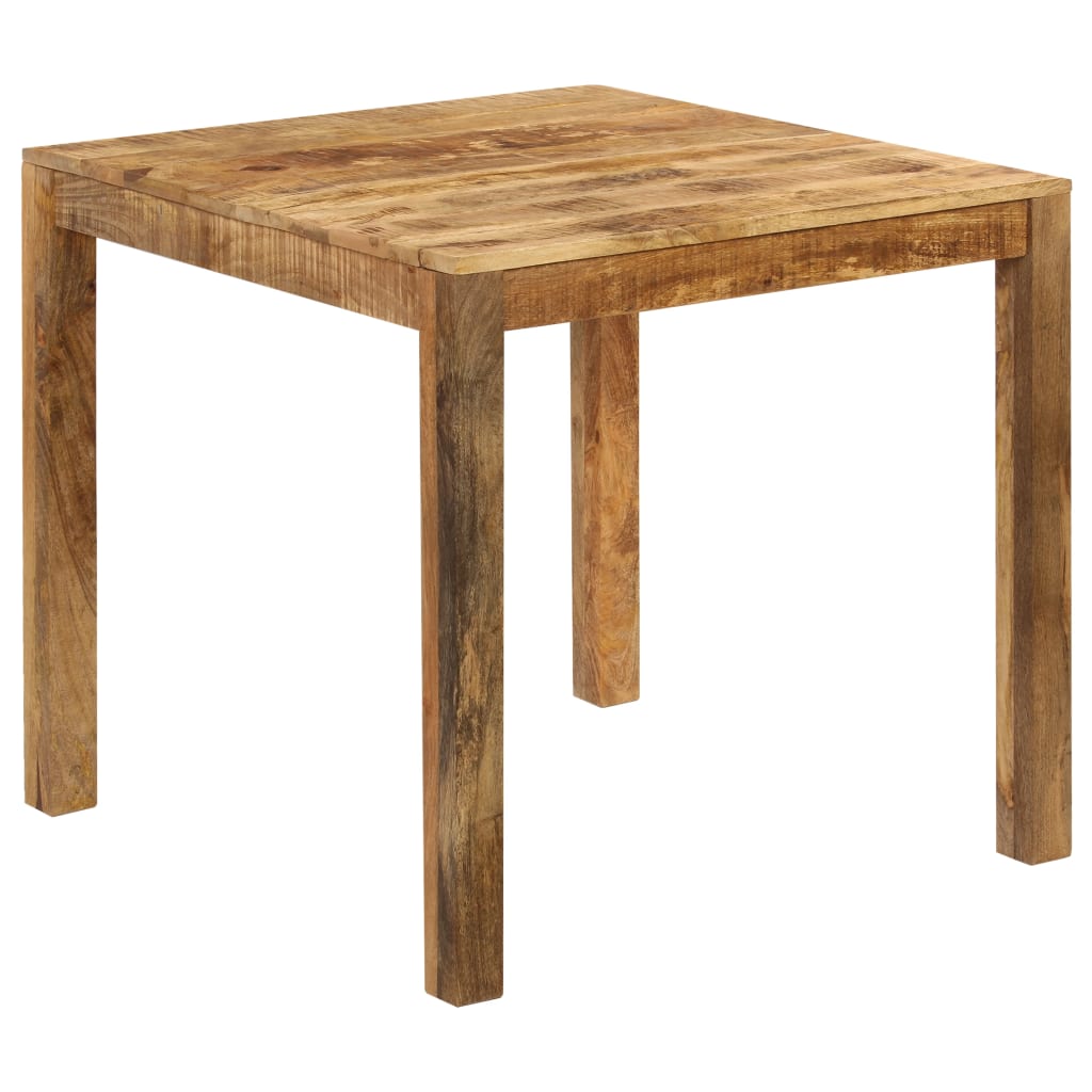 Dining Table Solid Mango Wood 82 X 80 X 76 Cm