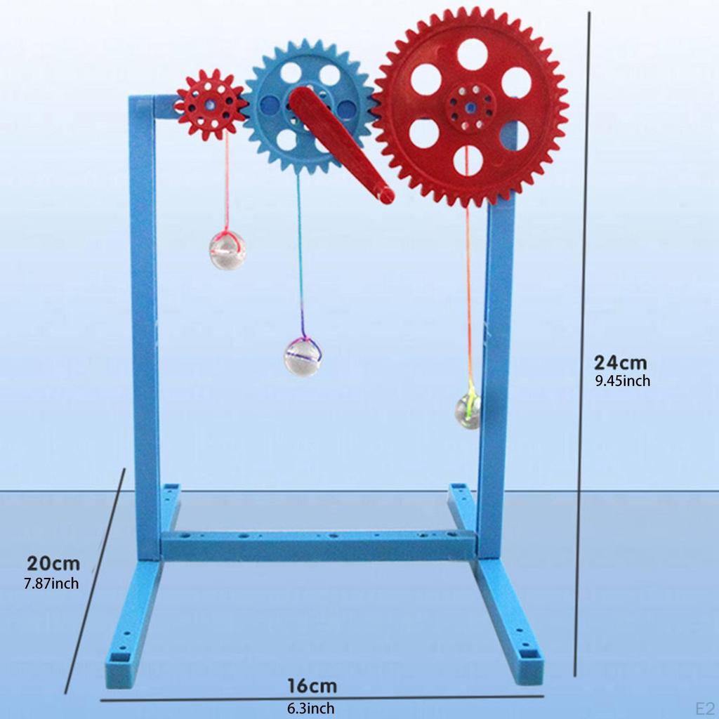 Gear Physics Experiment Toy Learning Education DIY Project Crafts Creative Stem Science