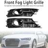 Pair Front Bumper Lower Light Cover Grille 4G0807647A 4G0807648A Fit A6 C7 2016-2018 W/ACC Hole