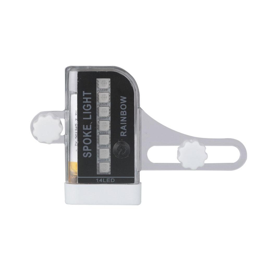 30 Wzorów Światło LED Neonowe Ostrzegawcze Bezpieczeństwo Akumulatorowe Światło Górskie Światło Rowerowe Szprychowe Rowerowe