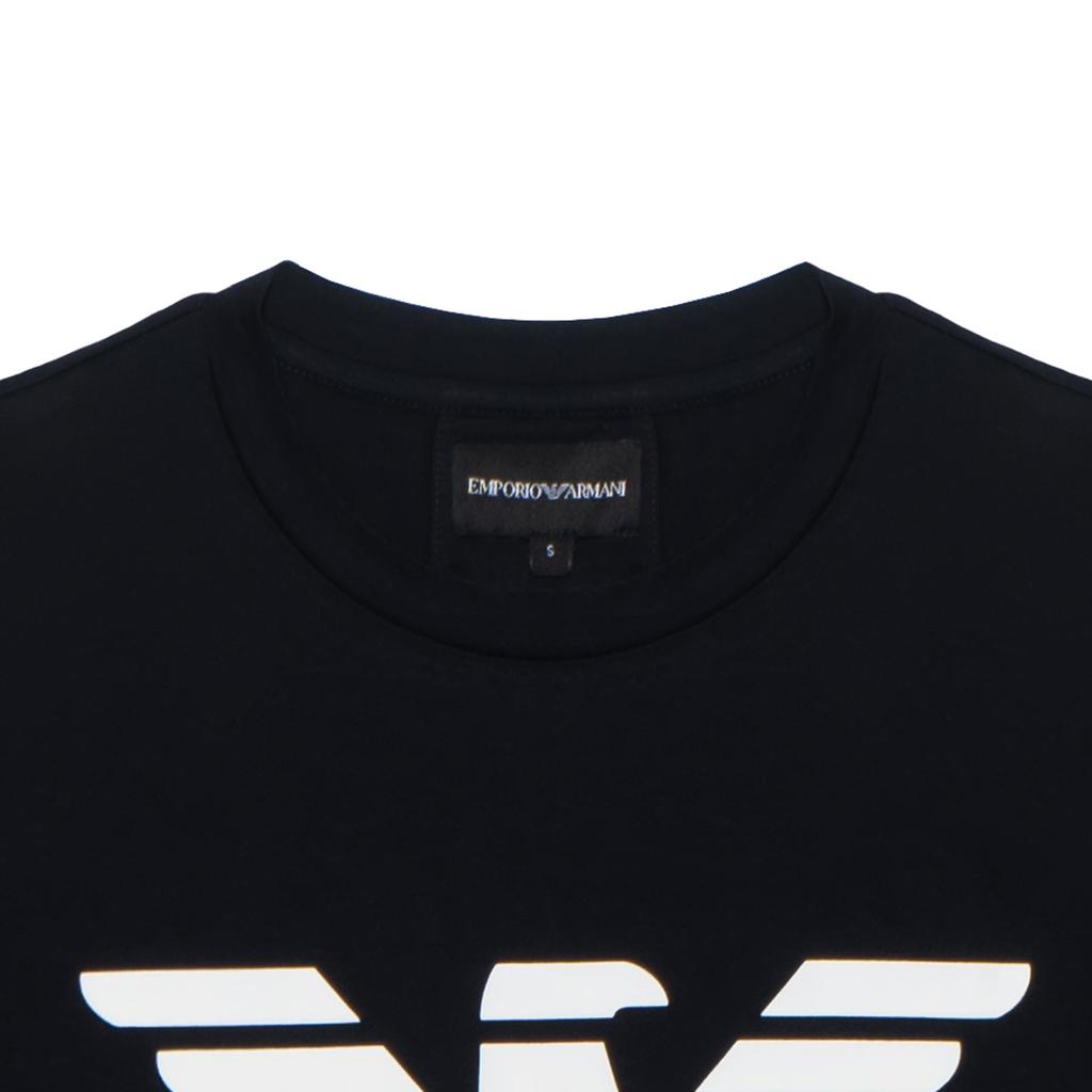 Emporio Armani Logo Printed Crewneck T Shirt 8N1TN5-1JPZZ-0975
