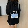 Handbag New Aesthetic Personality Summer Fashion Niche Design Contrasting Color Casual Women's Shoulder Small Square Bag