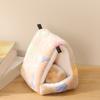 1 Pc Cute Print Pet Bird Parrot Cages Warm Plush Hammock Hut Tent Bed Hanging Cave for Sleeping and Hatching Bird Accessories