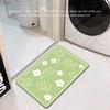 Small Fresh Diatom Mud Bathroom Leave-in Quick-drying Toilet Door Toilet Non-slip Foot Cushion