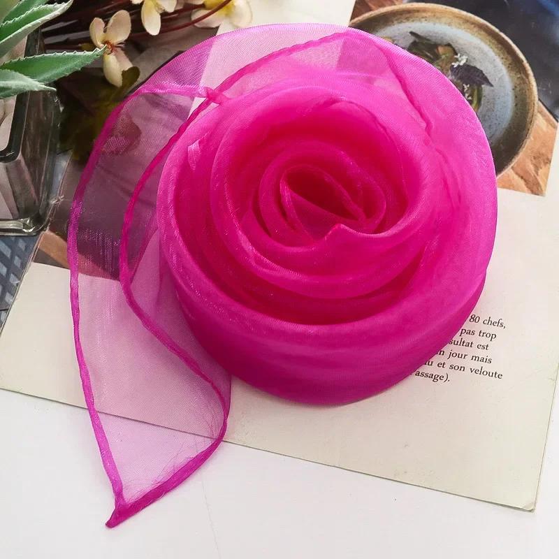 60cm Belly Dance Scarf Silk Square Juggling Scarves Performance Scarf  Accessories New Colors