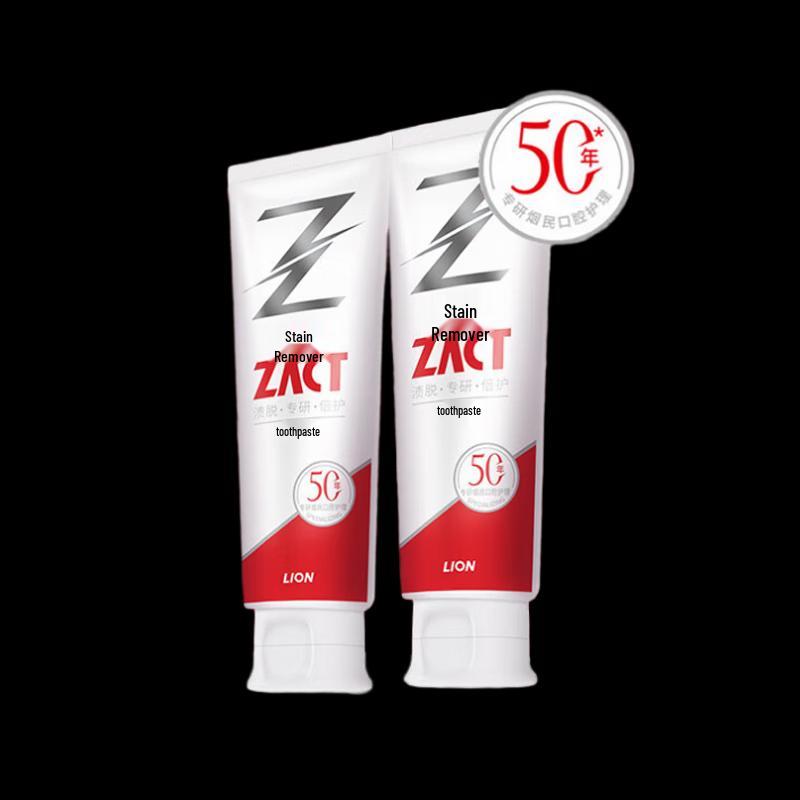 Lion ZACT Anti-Smoke & Yellow Stain Removal Toothpaste