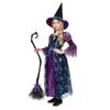 Generic Kids Witch Costume Set With Mesh Fabric For Halloween Dress Up Play