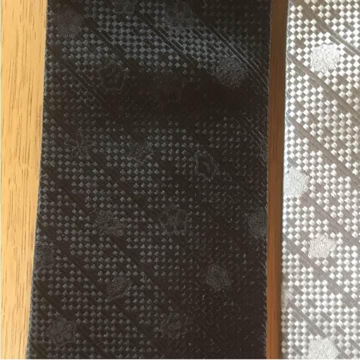 Used Nishijin-ori Formal Necktie (Black, Gray) Special Price