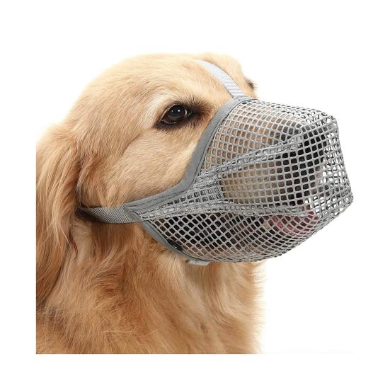 Φορετό κάλυμμα στόματος σκύλου Ασφαλές αποφύγετε το γάβγισμα Ελαφρύ προστατευτικό προσώπου με ρύγχος κουταβιού
