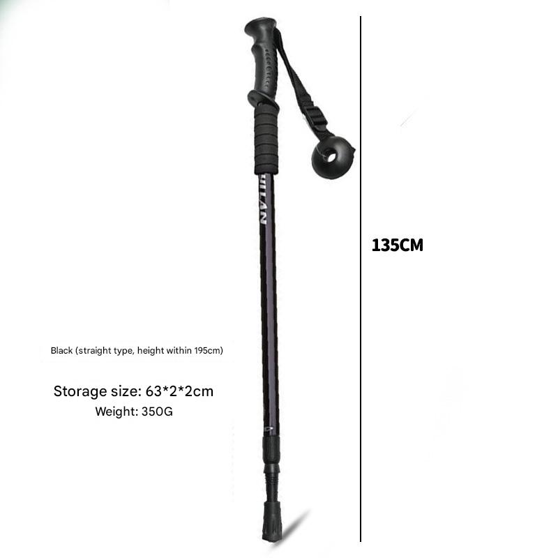 Outdoor Hiking Poles, Retractable Climbing Canes, Aluminum Alloy Walking Sticks, Canes, Walking Sticks