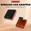 2 V 1 Bezdrátový adaptér Carplay Android Auto Adaptér z kabelového na bezdrátový Carplay pro iPhone Bezdrátové ovládání Plug & Play Carplay