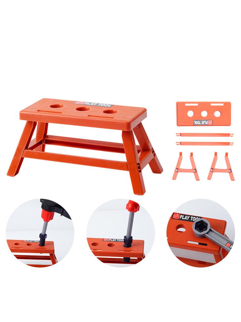 Kinderwerkzeugkasten Spielzeugset, Jungen Simulationsreparatur, Elektrobohrer Ingenieurreparaturkasten, Babys Schraubenfestziehen