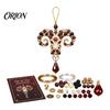 Zodiac Sign Craft Kit 12 Blessing Beaded Ornament DIY Kit, Beginner Friendly Bead Decoration Set for Beginners Beading Set, Hanging Pendant, Handmade