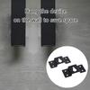 2Pcs Wall Mount Speaker Bracket Metal Universal Rear Hook Hanger Plate Connector Ceiling Stand Clamp