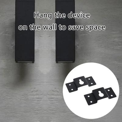 2Pcs Wall Mount Speaker Bracket Metal Universal Rear Hook Hanger Plate Connector Ceiling Stand Clamp