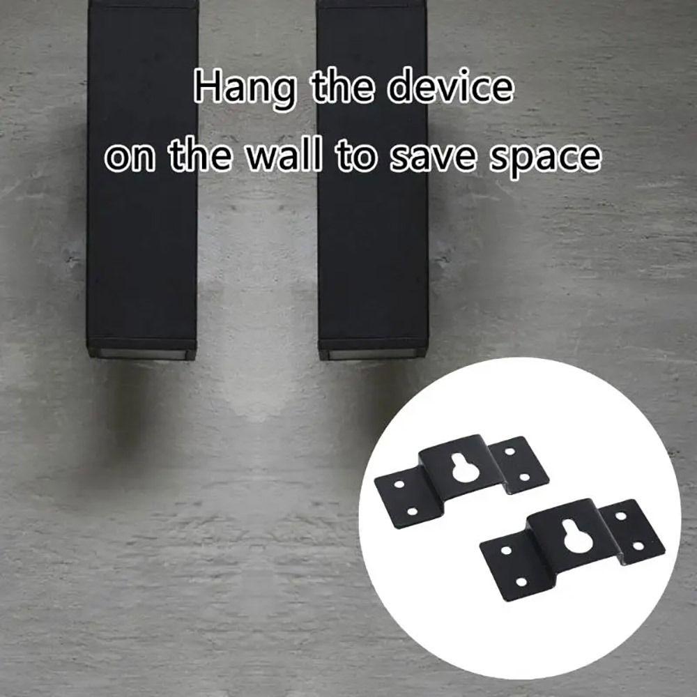 2Pcs Wall Mount Speaker Bracket Metal Universal Rear Hook Hanger Plate Connector Ceiling Stand Clamp