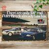 Retro Car Metal Tin Sign Vintage Garage Wall Decor
