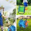 1pcs G1/2 Garden Water Hose Rack Gardening Waterpipe Cart Storage Car Washer Tool for 25m Hose