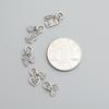 S925 Sterling Silver Peace & Good Luck Pendant for DIY Bracelet & Necklace