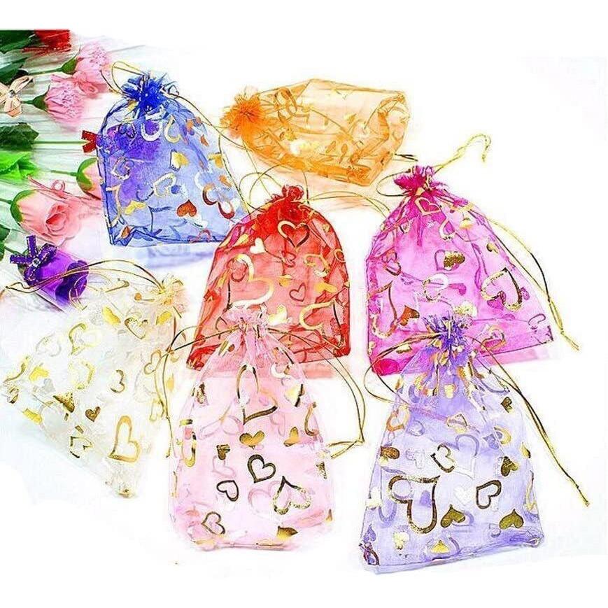 

Traditional Potli Assorted Design For Dryfruit & Occasion Pack Of 50 AN570