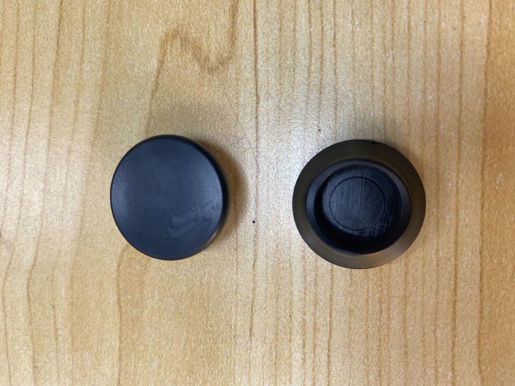 Black Plastic Left-Handed Saxophone Thumb Rest Accessory