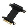 Graphics Card Extension Cable Gen 4 GPU PCIE 4.0 X4 Riser Cable 8GB S 90 Degree for M.2 WiFi USB Sound Card SSD