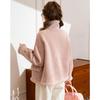 ET BOITE Women's Fleece-Lined Stand Collar Casual Jacket