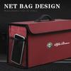 Car Stickers For Alfa Romeo Car Trunk Storage Bag Leather Camping Box Collapsible For Alfa Romeo Giulietta GT 159 147 156 Mito B