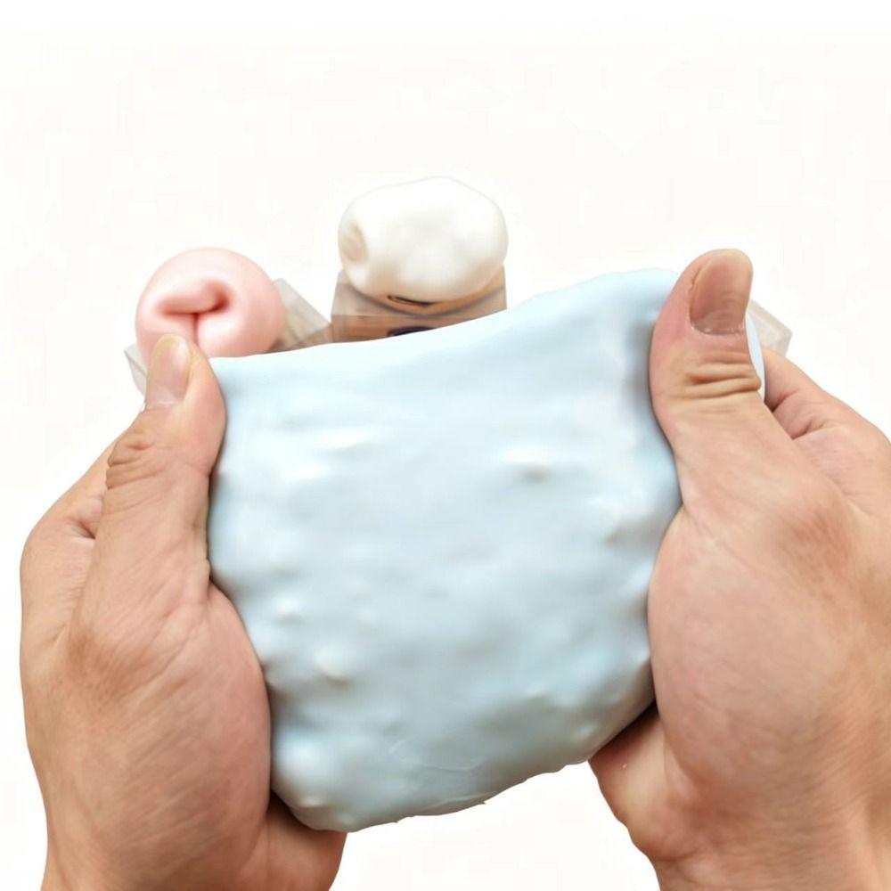 Filled Soft Soap Ball Squishy Handmade Crunchy Fidget Toy Building Block Squishy  Adult Kids