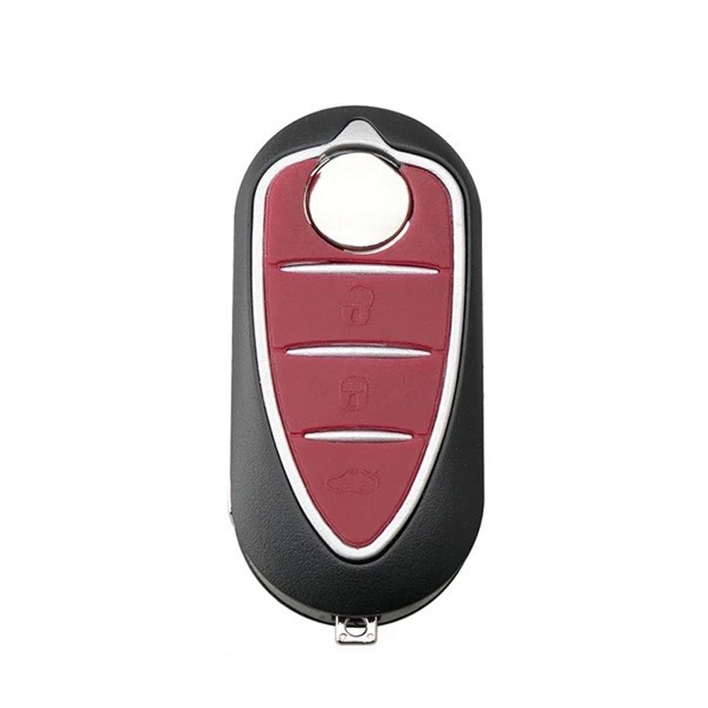 

Чехол для ключа с пультом управления автомобиля, держатель, корпус ключа, 3 кнопки, подходит для Alfa Romeo Mito / Giulietta 159 GTA, автомобильные аксессуары 01