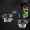 Transparent Pet Food Bowl Durable Cage Hanging Cat Dog Food Water Basin Feeder Large Capacity Fixed Feeding Bowl