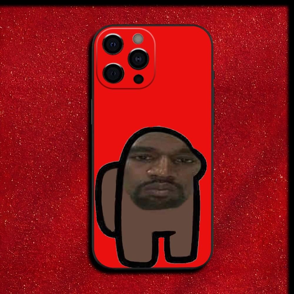 Rapper Funny K-Kanye West Phone Case For iPhone 16,15,14,13,12,11,Pro,X,XS,Max,XR,Plus,Mini Soft Black Cover