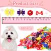 Reginary 300 Pack Dog Bows Grooming Cute Dog Hair Bows Girl with Rubber Bands Small Puppy Bowknots Colorful Hair Accessories for Puppies Pets Gift