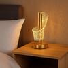 Transparent Butterfly Desk Lamp Adjustable Decorative Luminaire Creative LED Table Lamp  Bedside