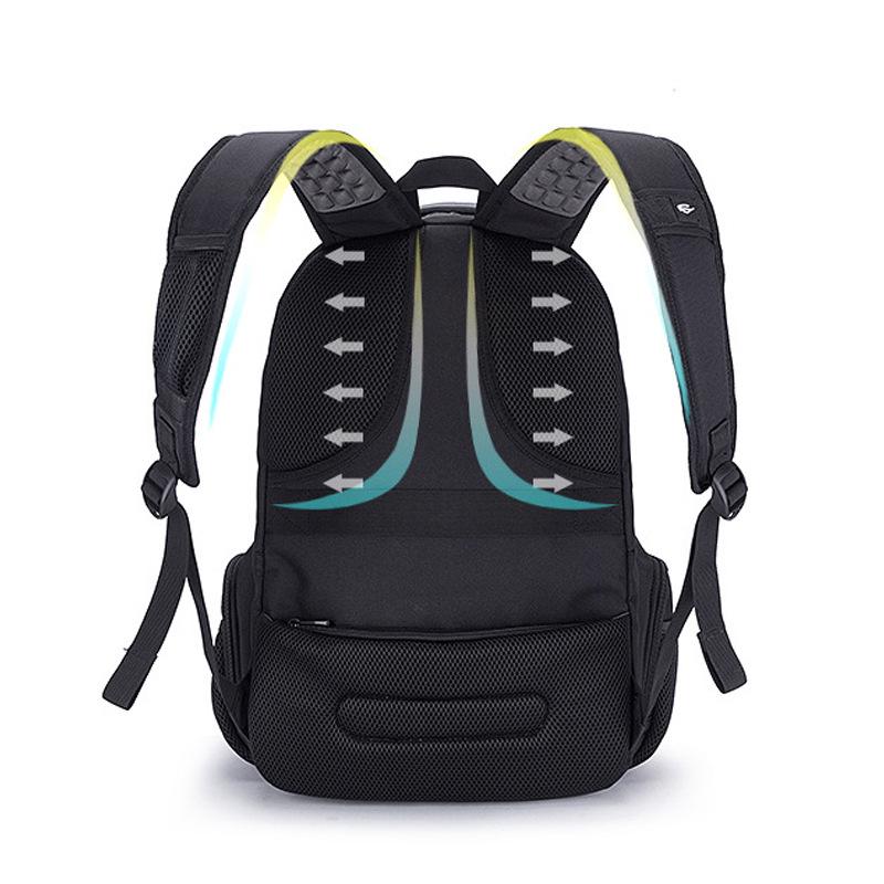 Men's Multifunctional Anti-Theft Backpack, Large Capacity 17-Inch Laptop Bag for Business, Travel, and School