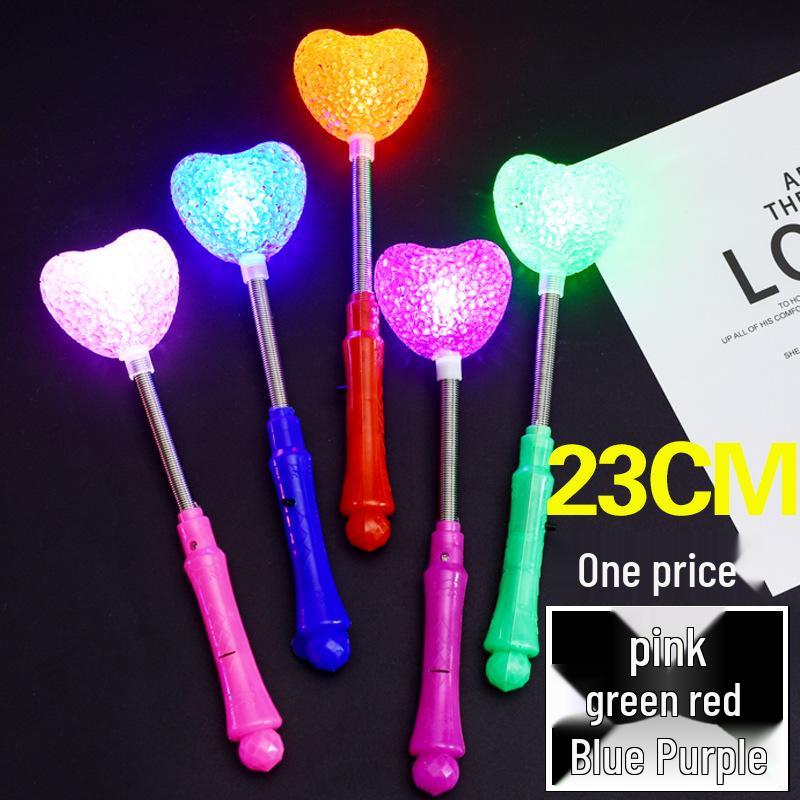 Magic Light-Up Concert Glow Sticks: Fairy Flashing Star Props